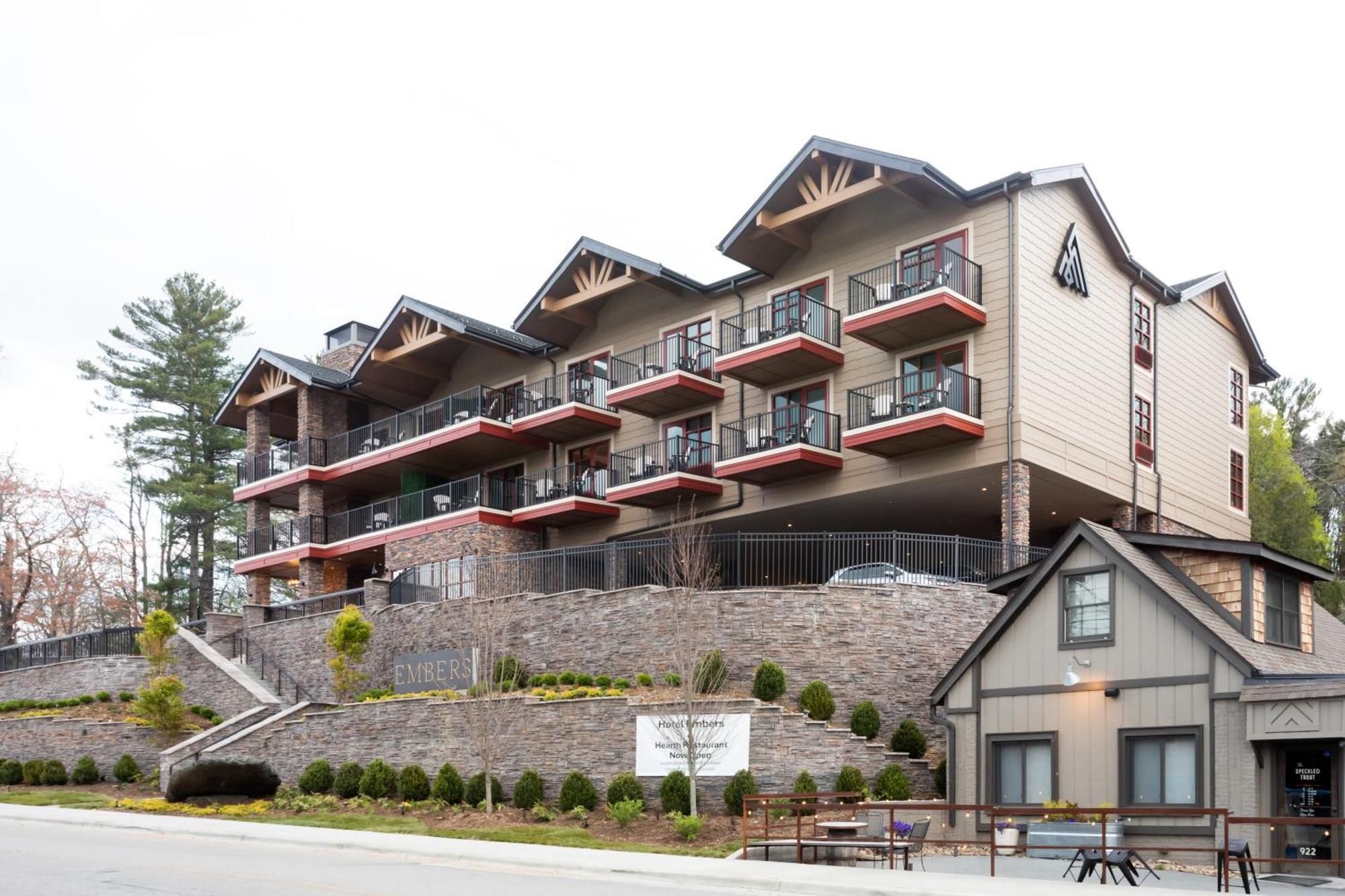 The Embers Hotel ブローイング・ロック エクステリア 写真